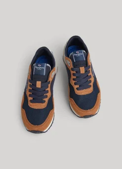 Boy Pepe Jeans London Forest Running Shoes