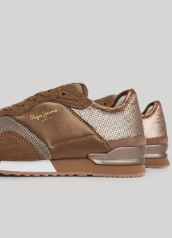 Women Pepe Jeans London Sequins Running Shoes