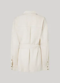 Women Pepe Jeans Long Relaxed Fit Overshirt