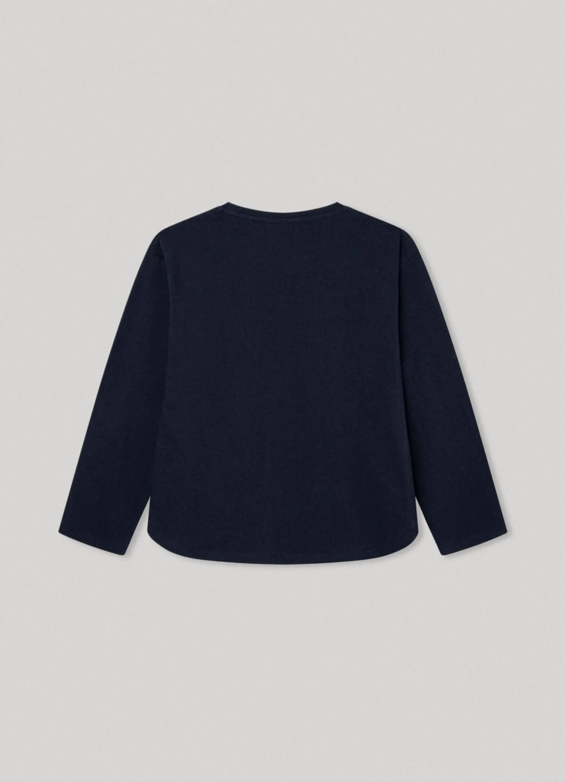 Girl Pepe Jeans Long Sleeve Strass Logo T-Shirt