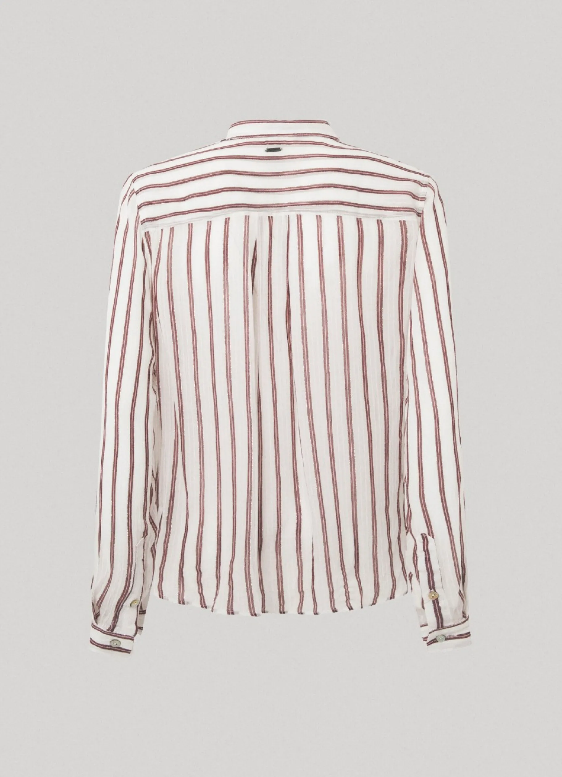 Women Pepe Jeans Long Sleeve Striped Shirt