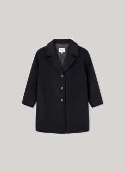 Girl Pepe Jeans Long Wool Coat