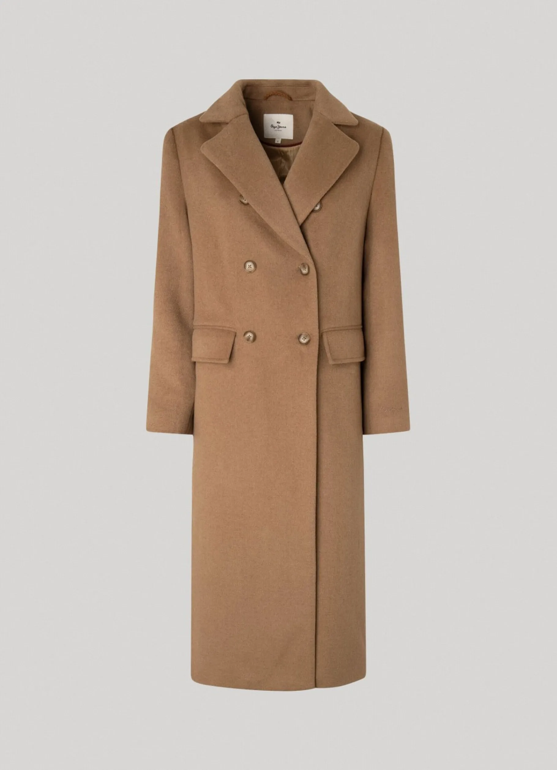 Women Pepe Jeans Long Wool Coat