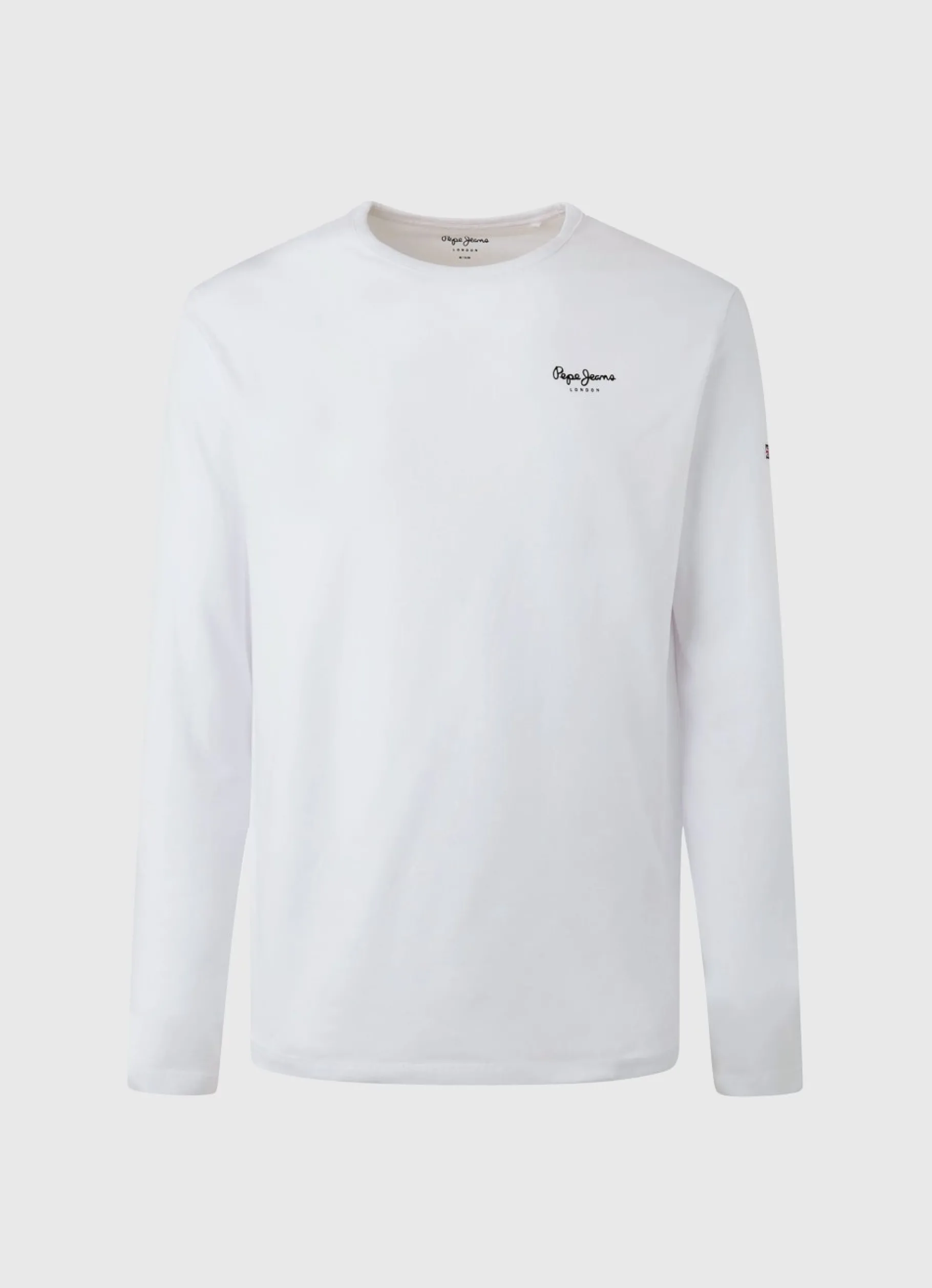 Men Pepe Jeans Long-Sleeved Cotton T-Shirt