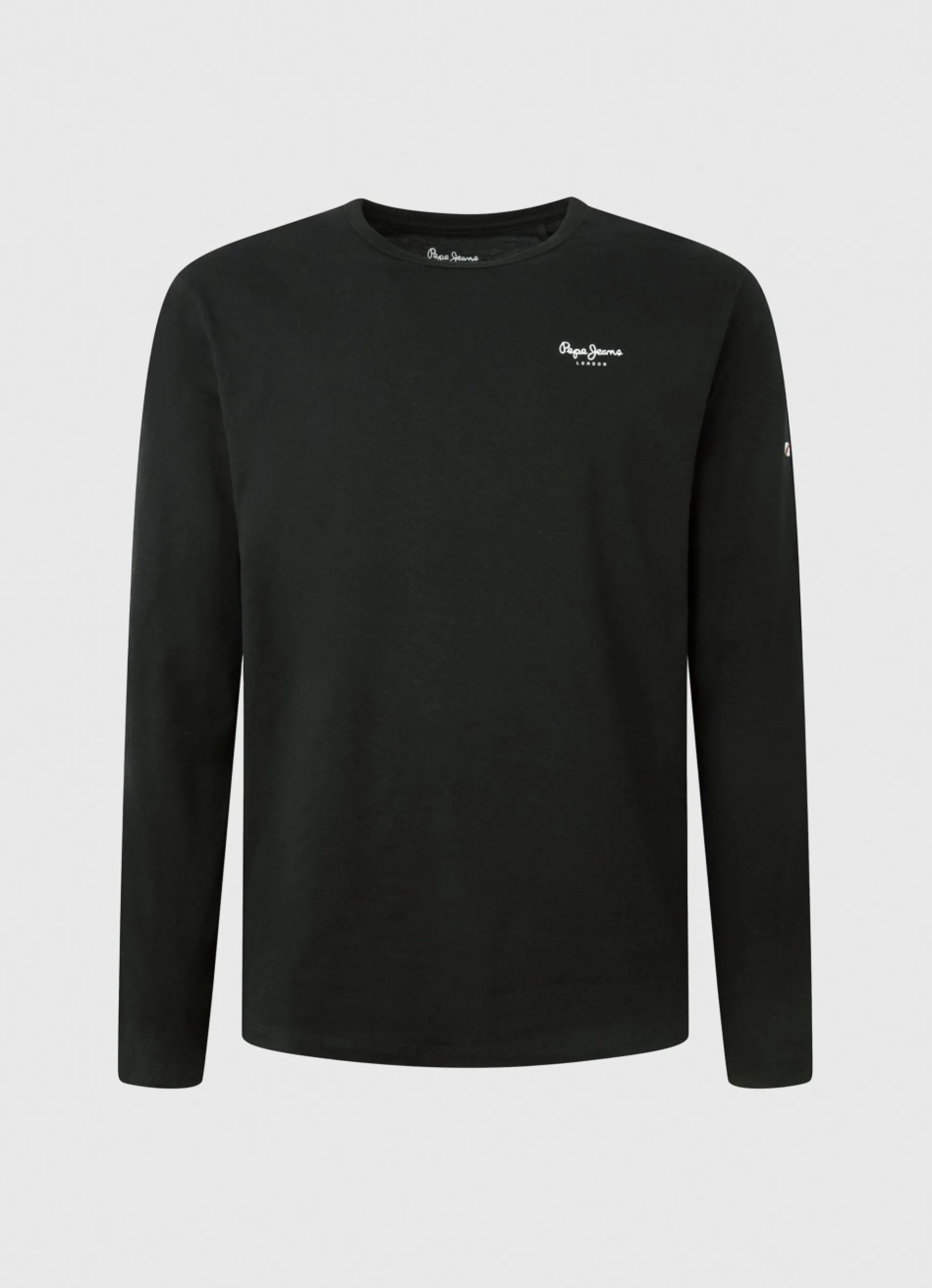 Men Pepe Jeans Long-Sleeved Cotton T-Shirt