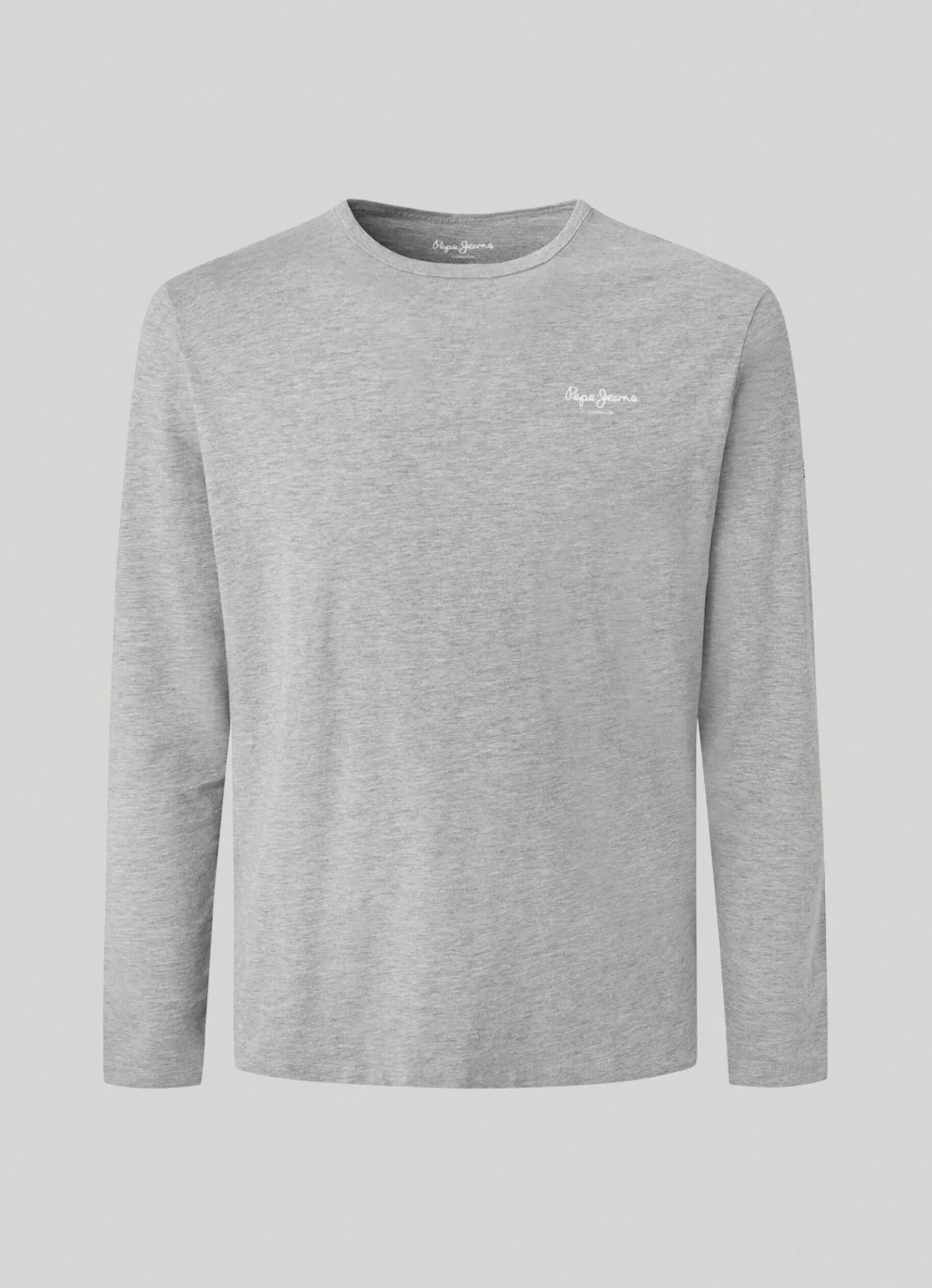 Men Pepe Jeans Long-Sleeved Cotton T-Shirt