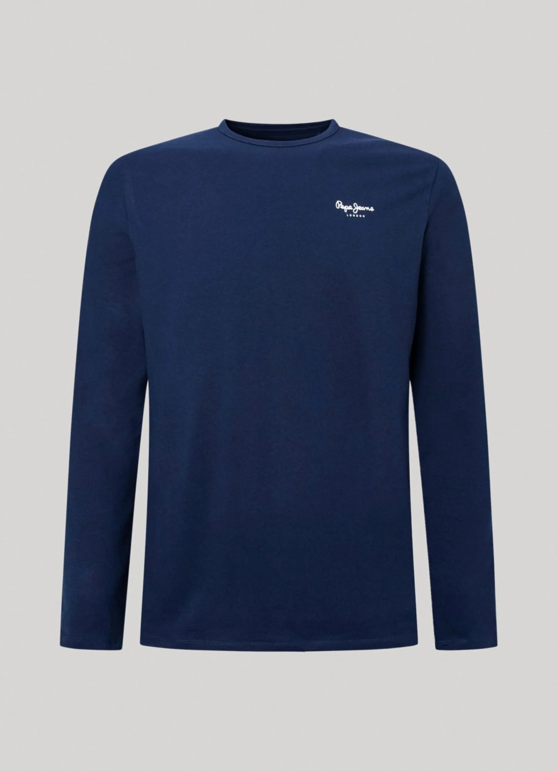 Men Pepe Jeans Long-Sleeved Cotton T-Shirt