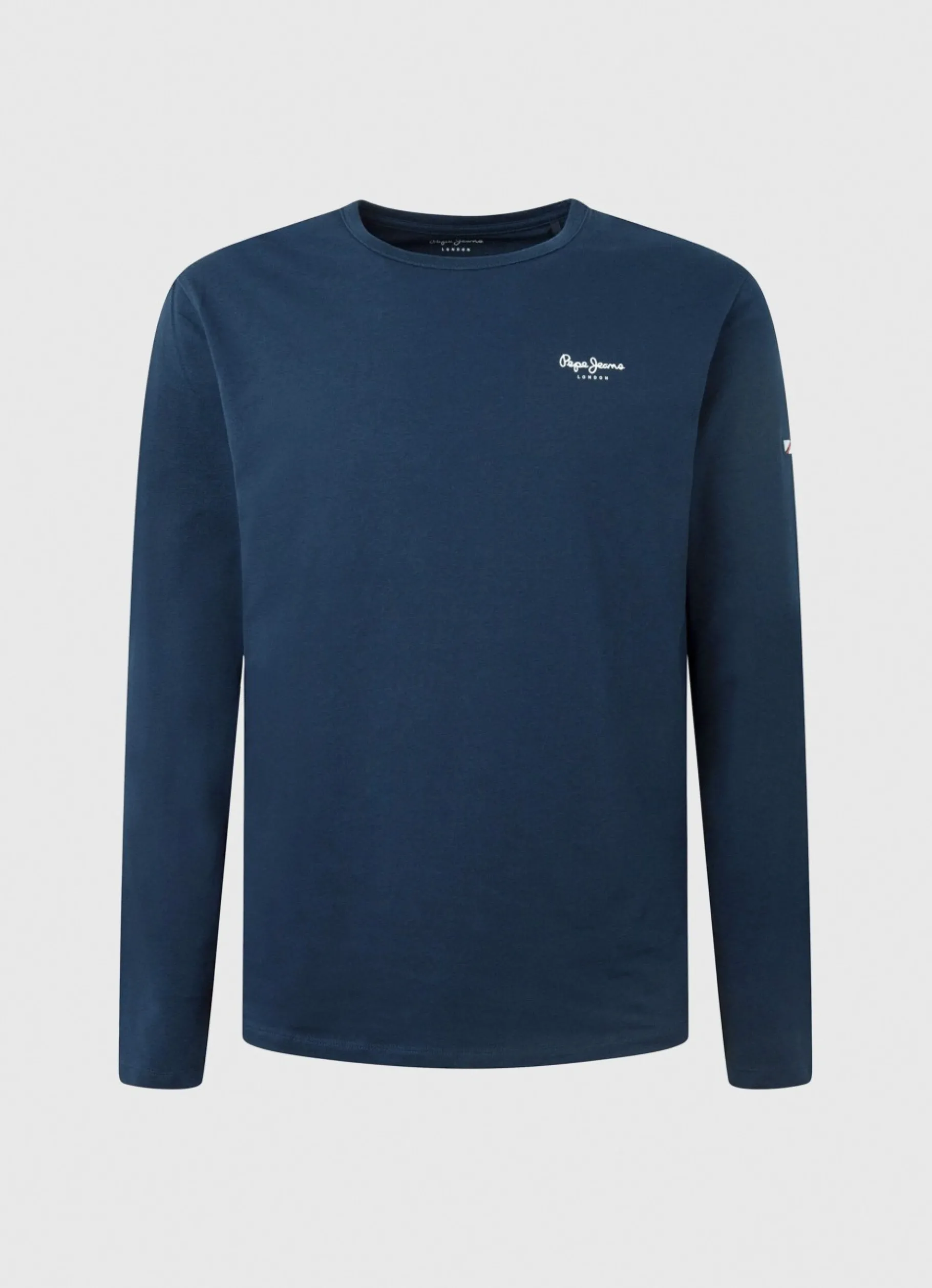 Men Pepe Jeans Long-Sleeved Cotton T-Shirt