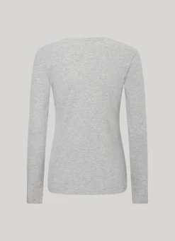 Women Pepe Jeans Long-Sleeved Cotton T-Shirt