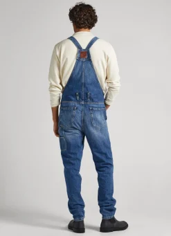 Men Pepe Jeans Loose Fit Dungarees