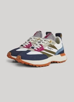 Women Pepe Jeans Lucky Grand Combined Trainers