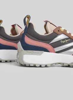 Women Pepe Jeans Lucky Grand Combined Trainers
