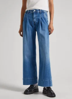 Women Pepe Jeans Lucy Wide Fit High-Rise Jeans