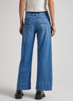 Women Pepe Jeans Lucy Wide Fit High-Rise Jeans
