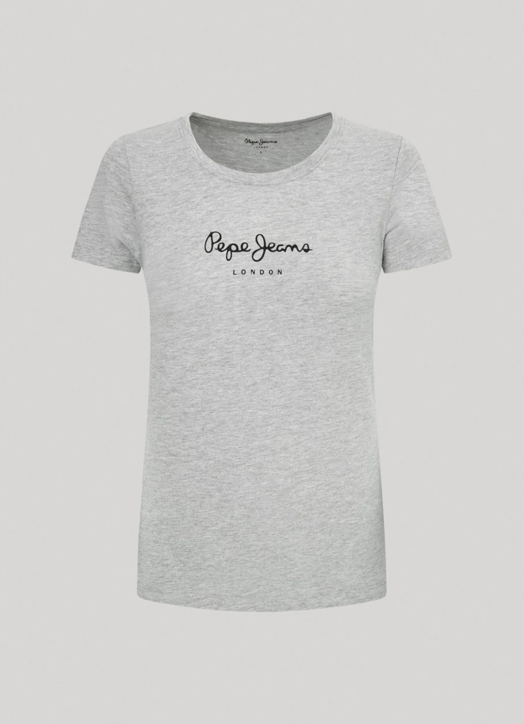 Women Pepe Jeans Lycra T-Shirt With Printed Logo