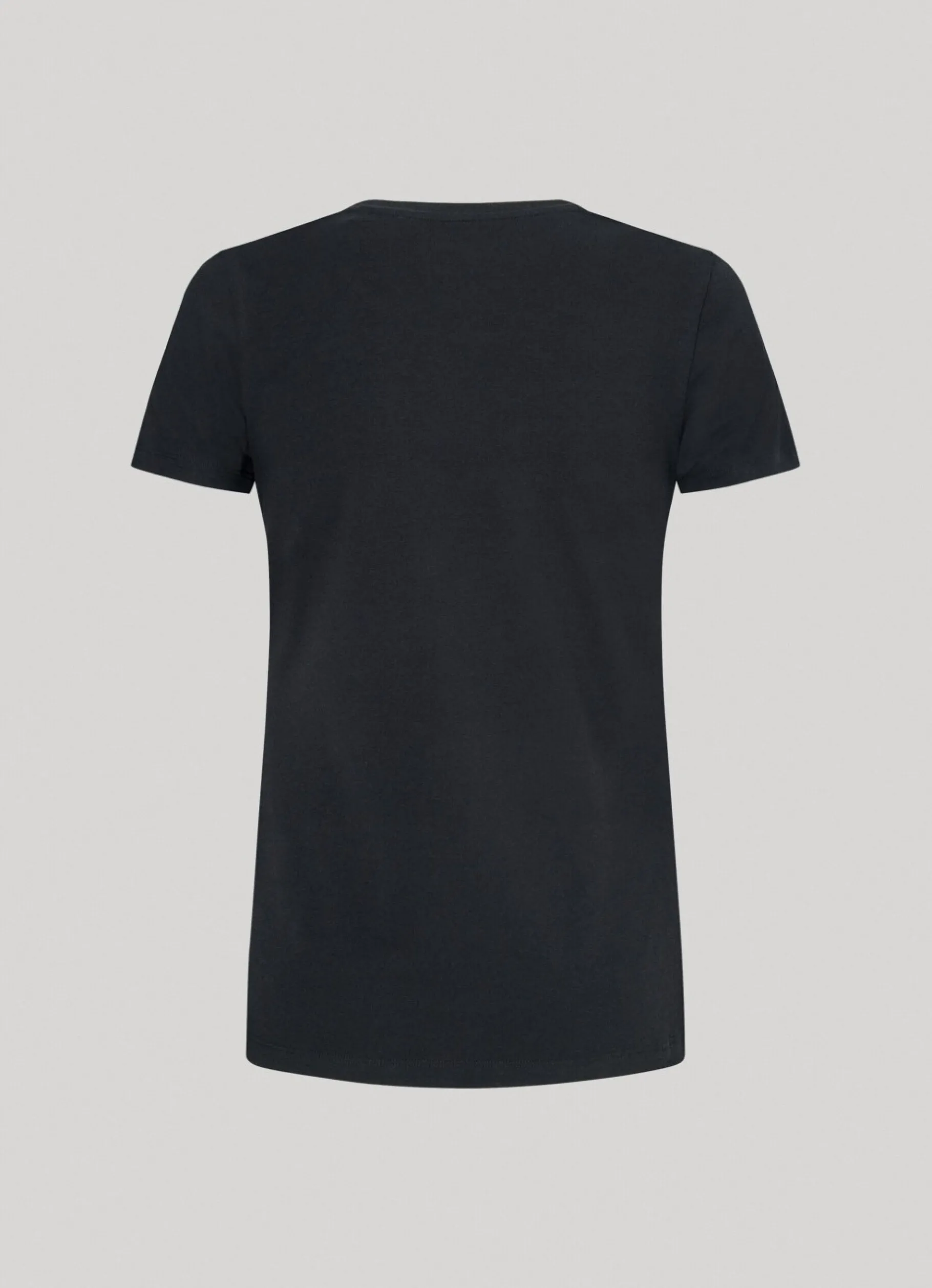 Women Pepe Jeans Lycra T-Shirt With Printed Logo