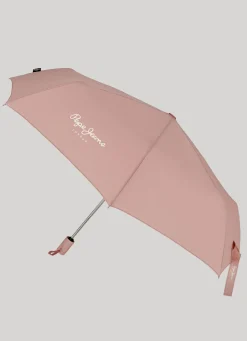 Women Pepe Jeans Macy Folding Automatic Umbrella