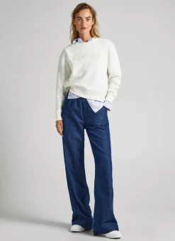 Women Pepe Jeans Marylou Wide Fit High-Rise Jeans