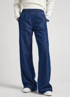 Women Pepe Jeans Marylou Wide Fit High-Rise Jeans
