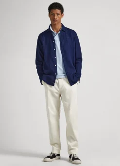 Men Pepe Jeans Micro Dots Cotton Shirt