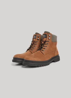 Men Pepe Jeans Mid-Calf Boots In Nubuck Leather