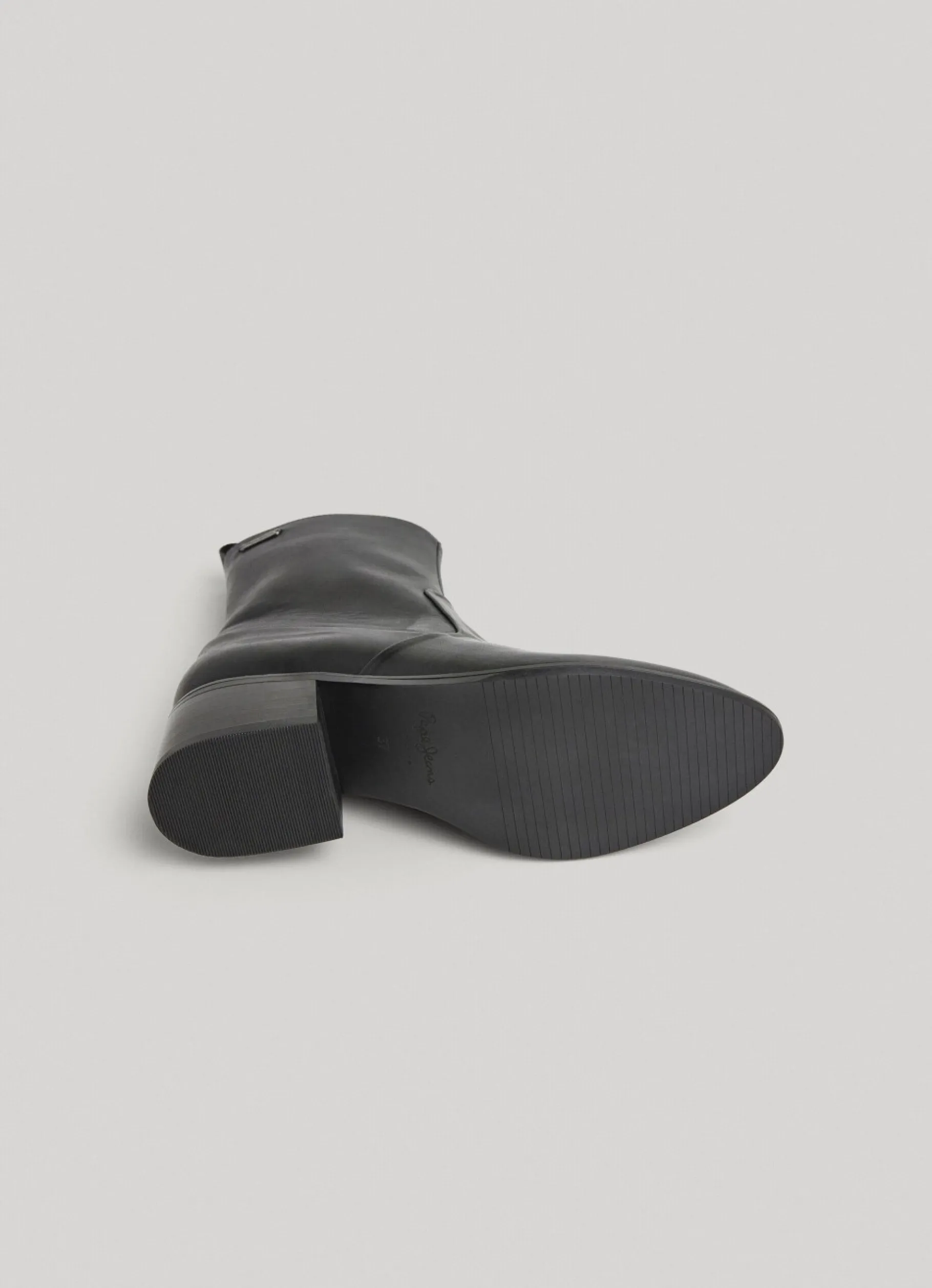 Women Pepe Jeans Mid-Calf Leather Bootie