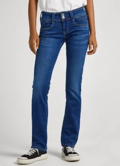 Women Pepe Jeans New Gen Regular Fit Mid-Rise Jeans