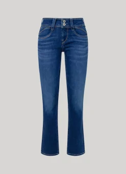 Women Pepe Jeans New Gen Regular Fit Mid-Rise Jeans