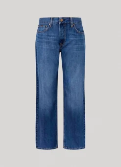 Women Pepe Jeans Nicky Boyfriend Fit Low-Rise Jeans