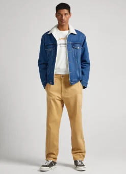 Men Pepe Jeans Nils Loose Fit Chino Pants
