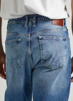 Men Pepe Jeans Nils Loose Fit Drop-Rise Jeans