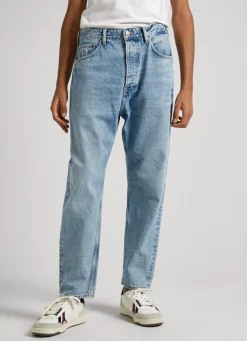 Men Pepe Jeans Nils Loose Fit Drop-Waist Jeans