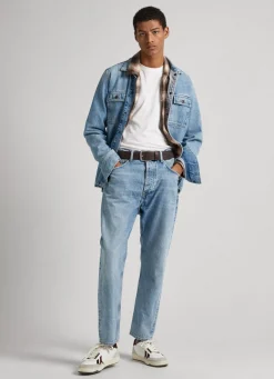 Men Pepe Jeans Nils Loose Fit Drop-Waist Jeans