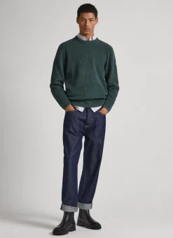 Men Pepe Jeans Nils Raw Loose Fit Drop-Waist Jeans