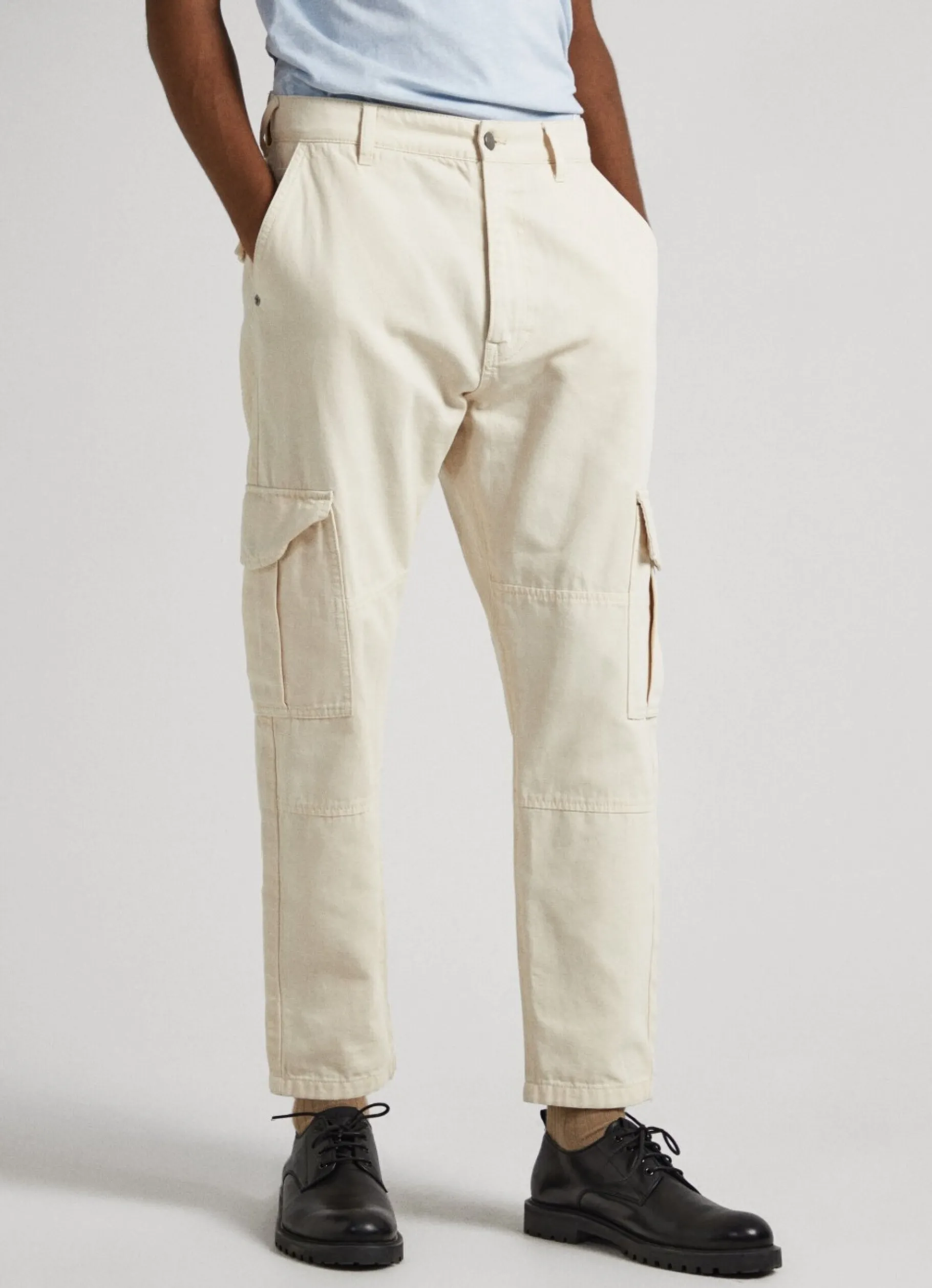 Men Pepe Jeans Nolan Loose Fit Cargo Trousers