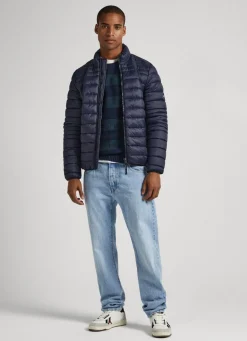 Men Pepe Jeans Nylon Puffer Jacket