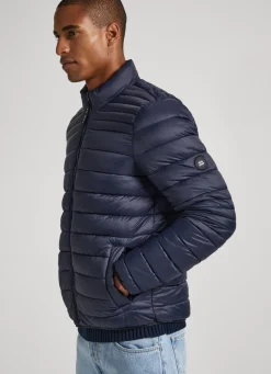 Men Pepe Jeans Nylon Puffer Jacket