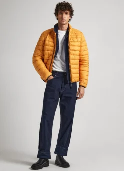 Men Pepe Jeans Nylon Puffer Jacket
