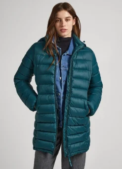 Women Pepe Jeans Nylon Puffer Jacket