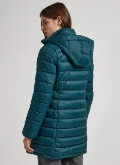 Women Pepe Jeans Nylon Puffer Jacket