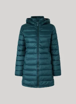 Women Pepe Jeans Nylon Puffer Jacket