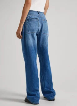 Women Pepe Jeans Nyomi Relaxed Fit High-Rise Jeans