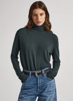 Women Pepe Jeans Openwork Detail Knit