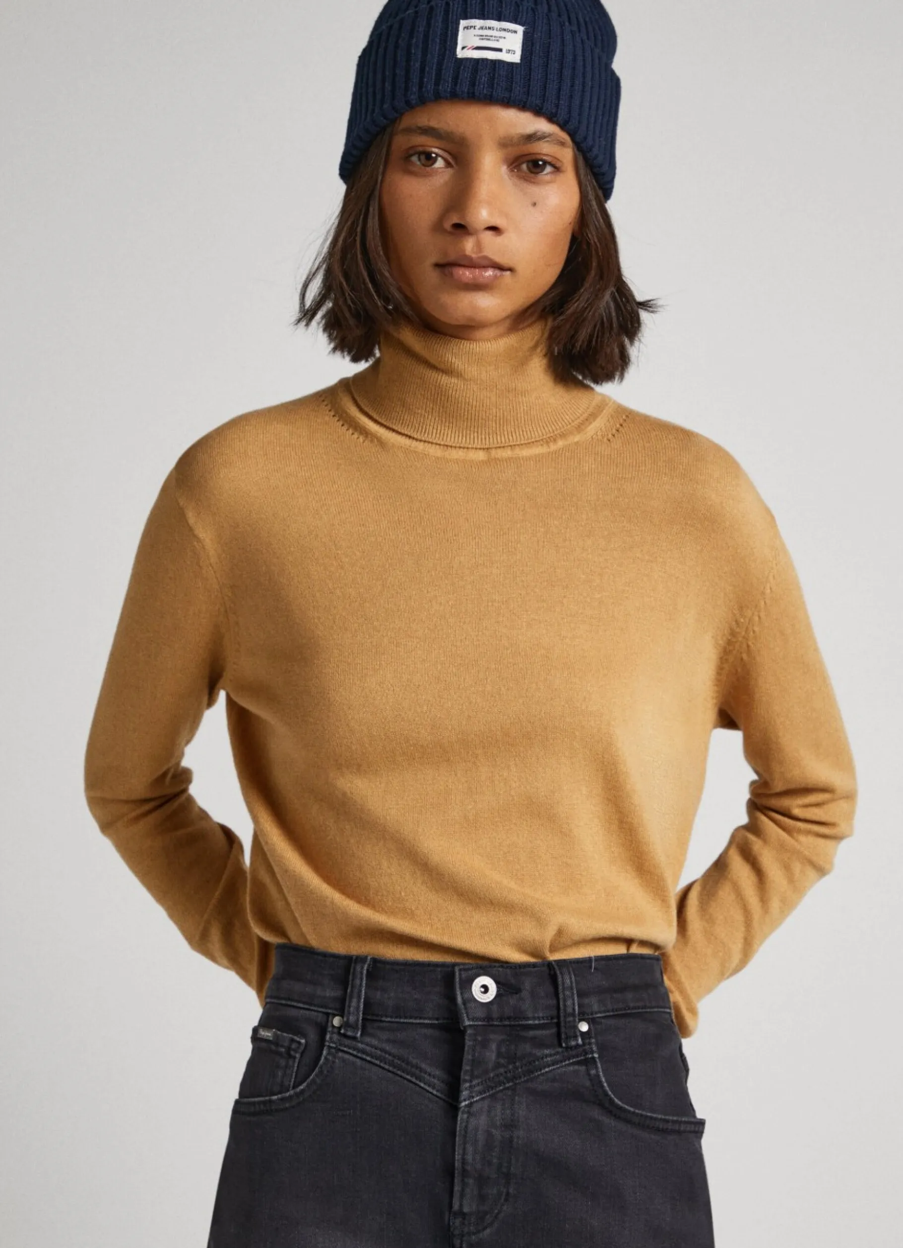 Women Pepe Jeans Openwork Detail Knit