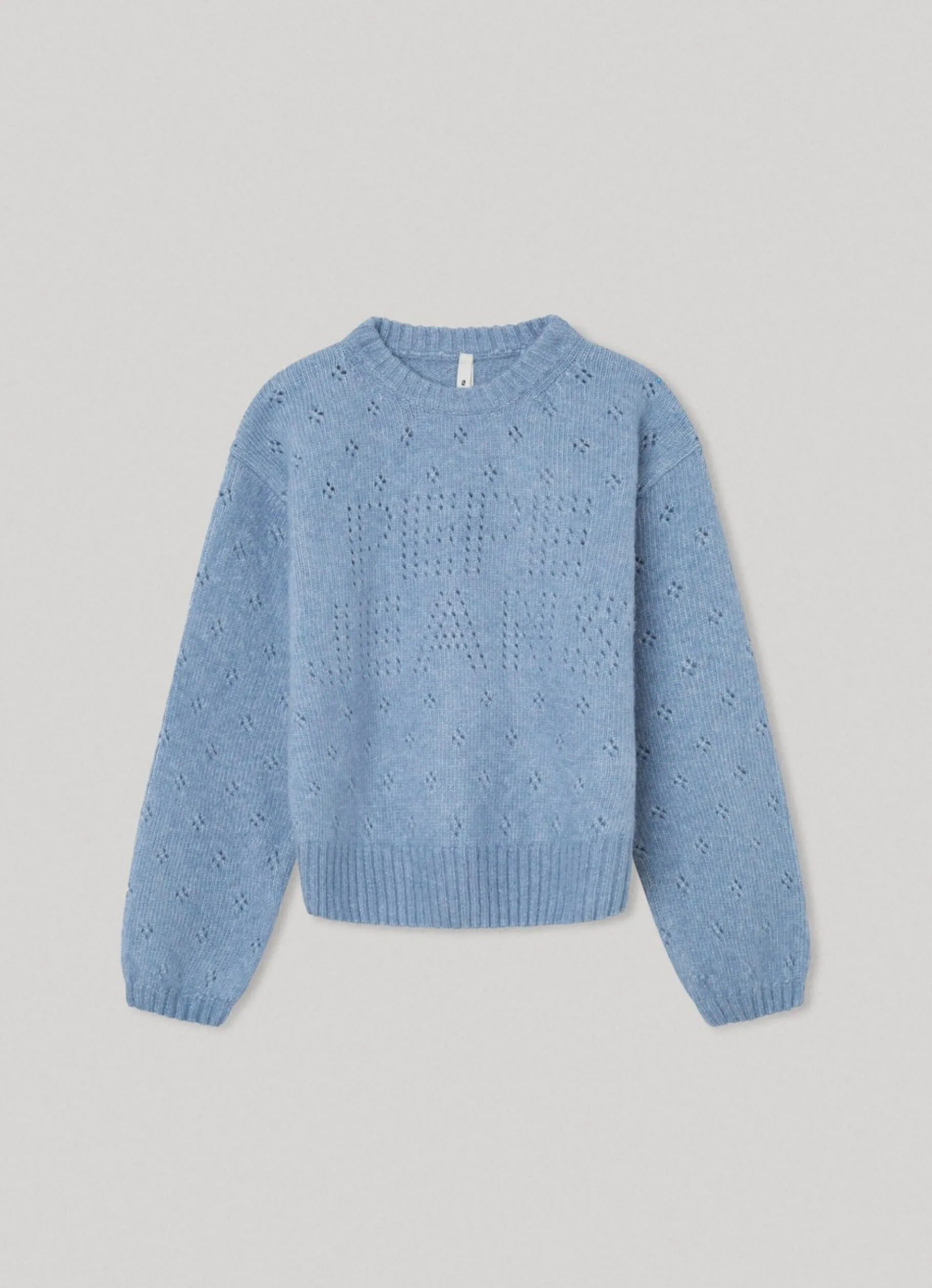 Girl Pepe Jeans Openwork Logo Jumper