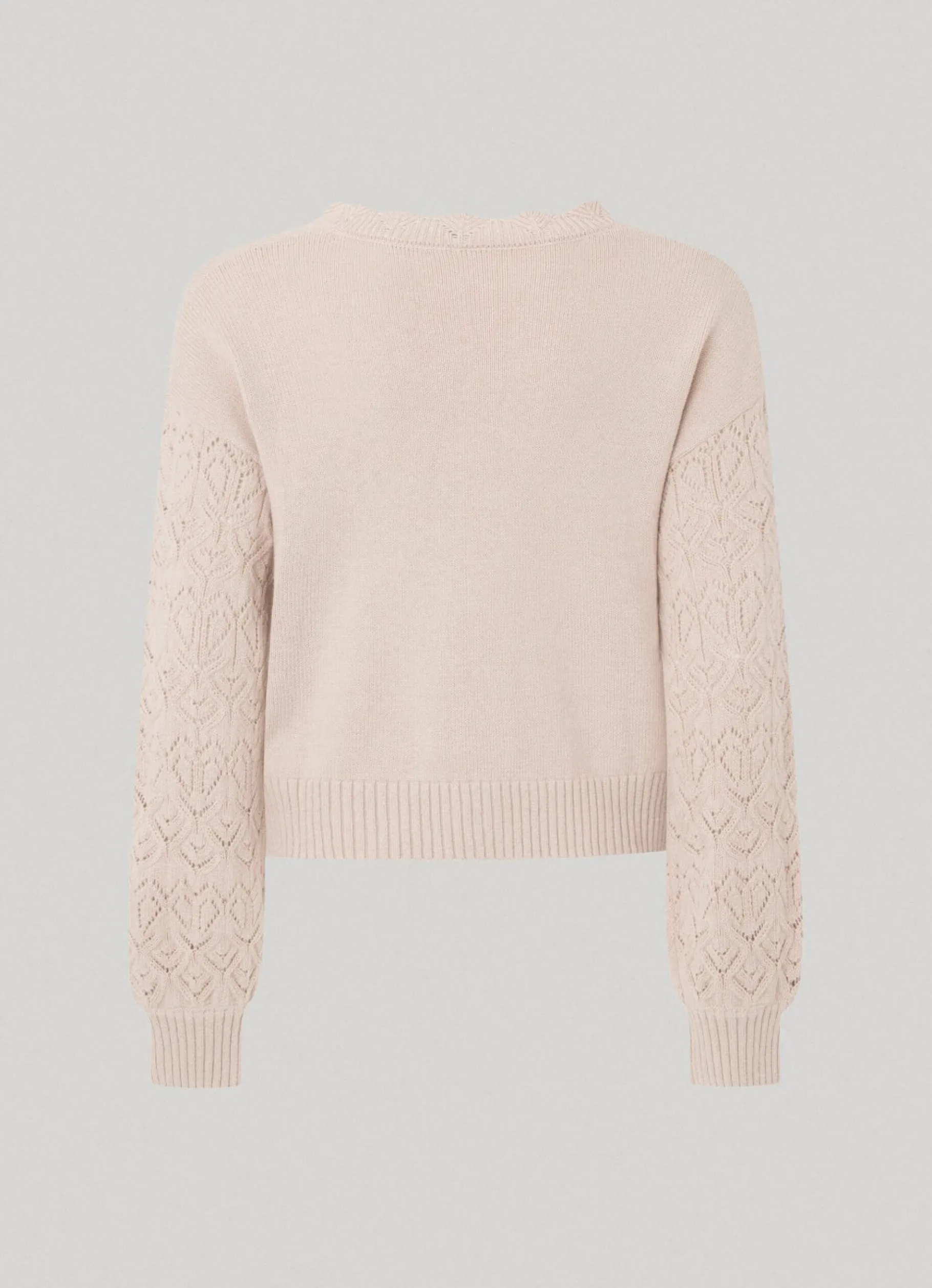Women Pepe Jeans Openwork Sleeve Knit