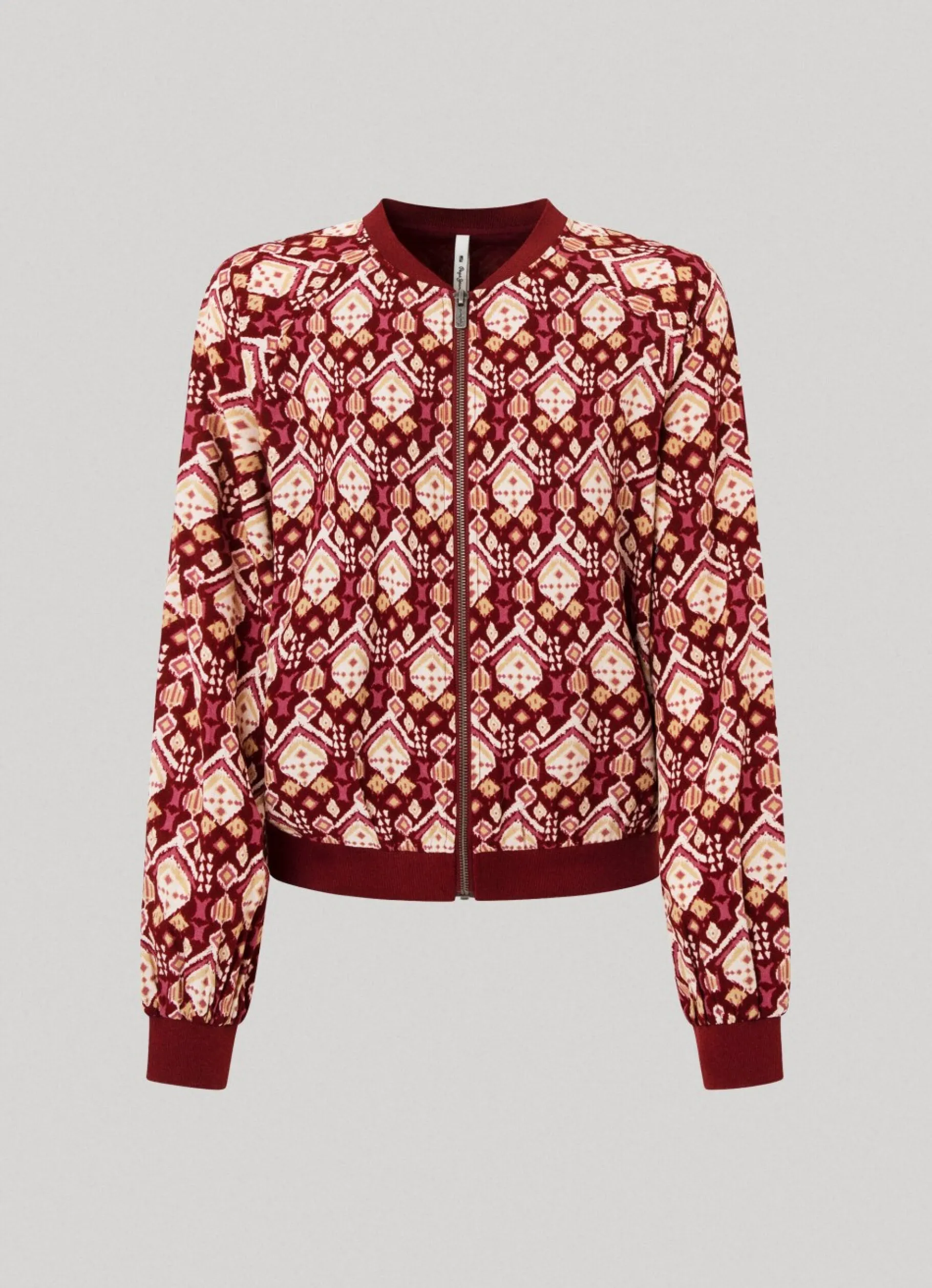 Women Pepe Jeans Ornamental Bomber Jacket