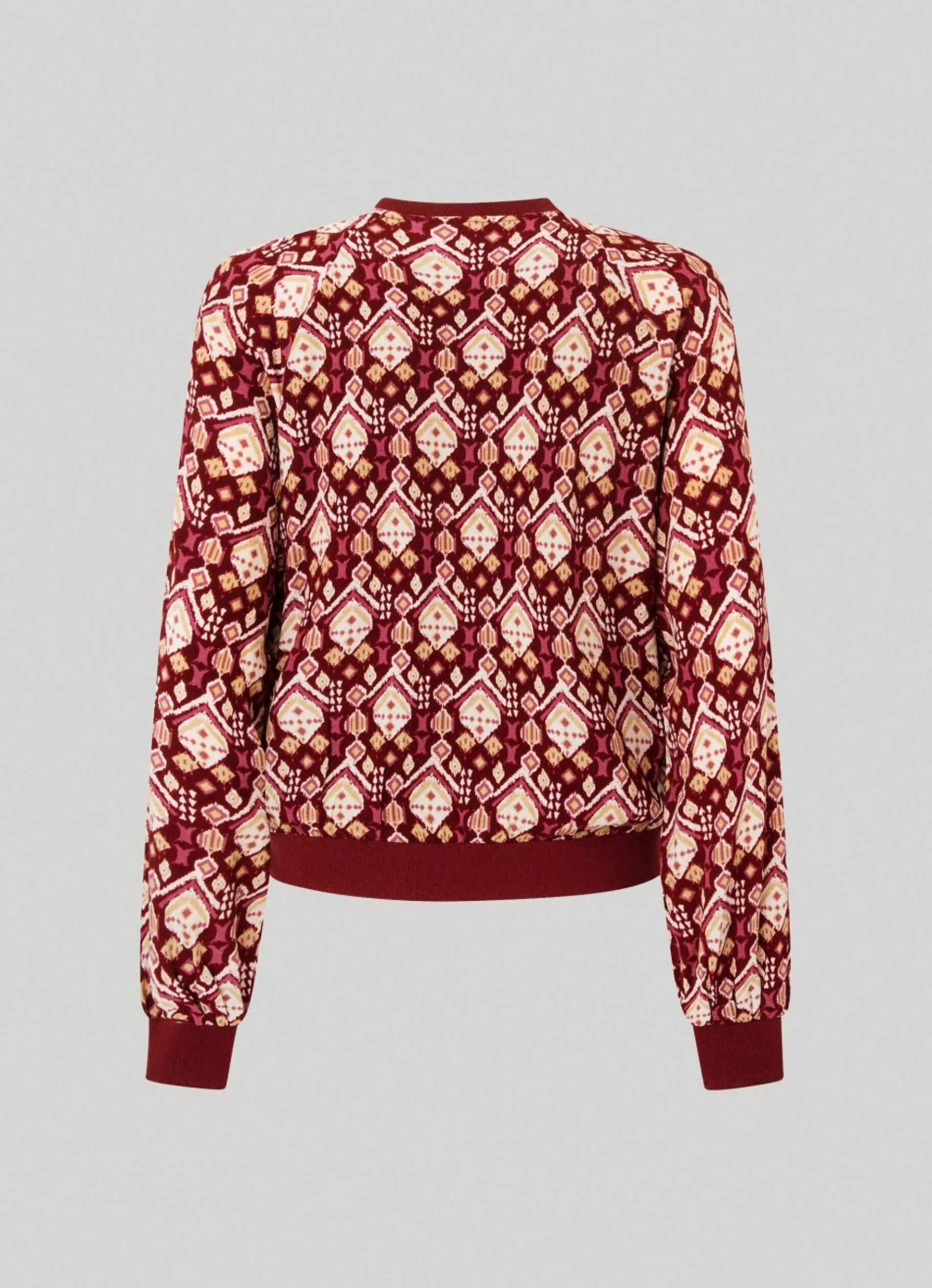 Women Pepe Jeans Ornamental Bomber Jacket