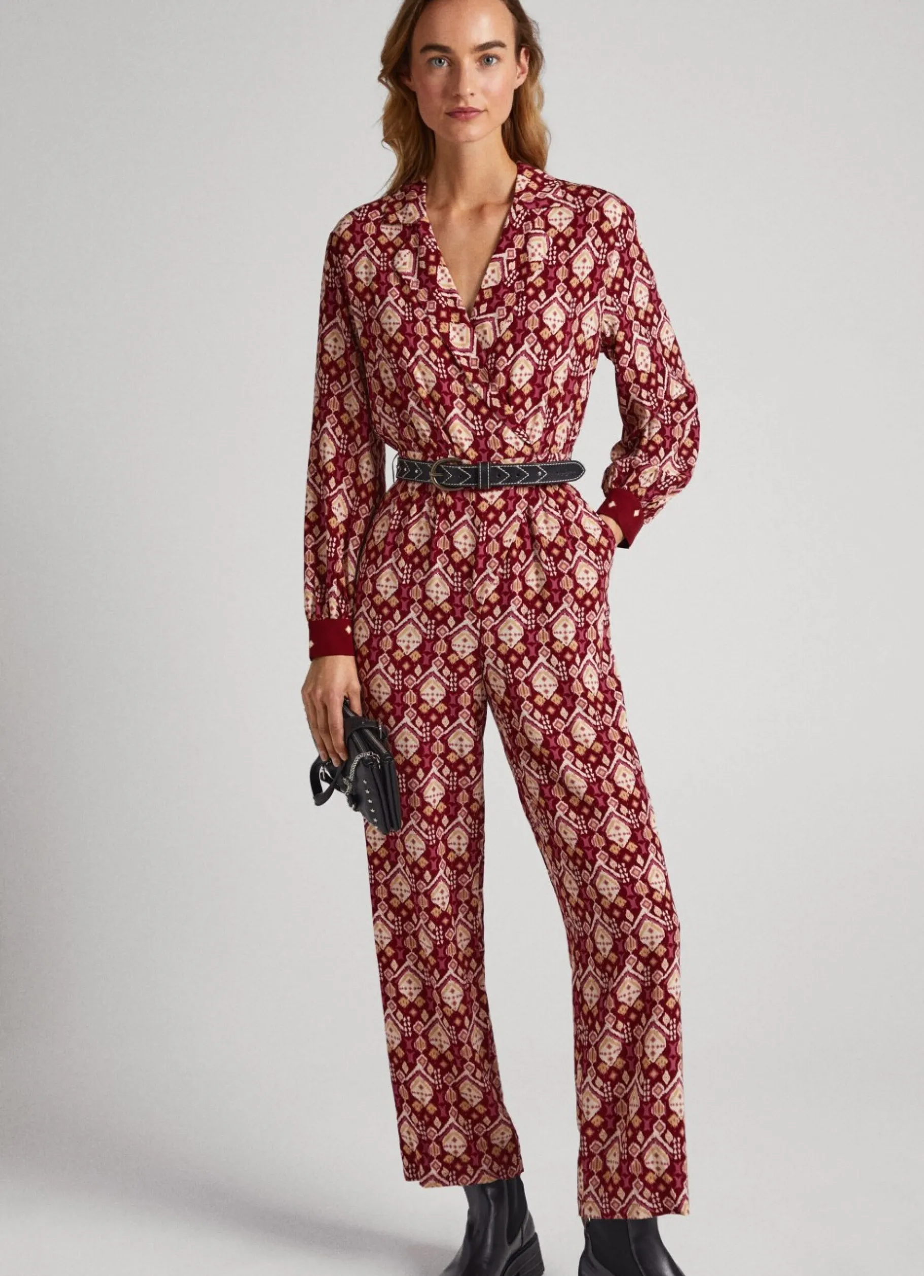 Women Pepe Jeans Ornamental Print Jumpsuit