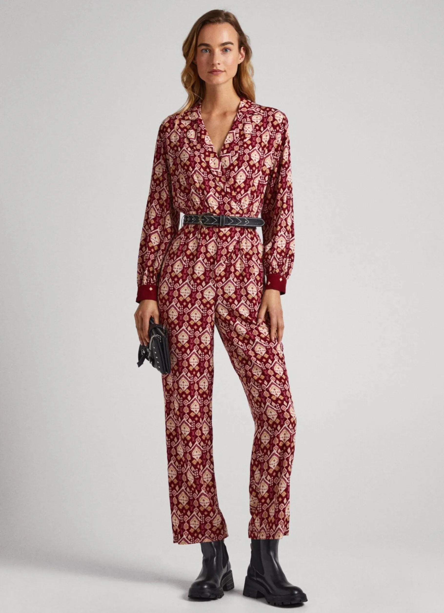 Women Pepe Jeans Ornamental Print Jumpsuit